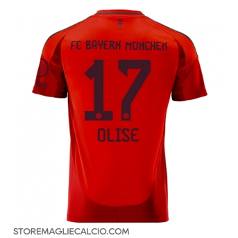Bayern Munich Michael Olise #17 Maglia Gara Casa Repliche 2024-25